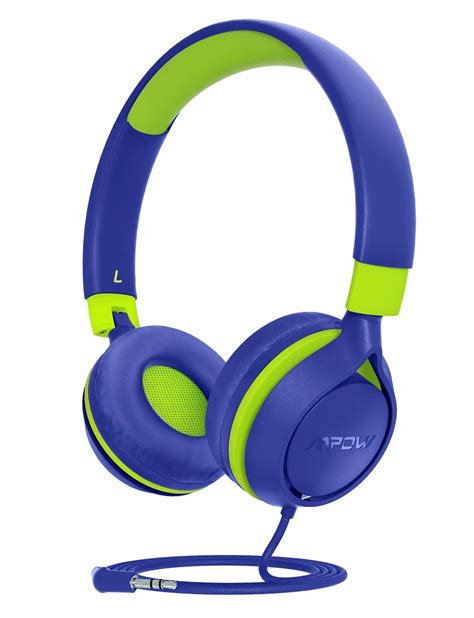 MPOW CH E1 Kids Headphones, Wired Headphones for Kids Teens, Children ...