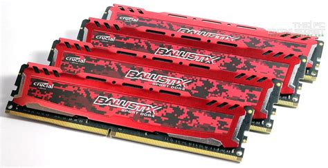 Crucial Ballistix Sport LT Red DDR4-2400 Memory Review | ThePCEnthusiast