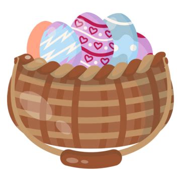 Basket Of Eggs And Cheese In Cartoon Flat Style Vector, Basket, Sticker, Cartoon PNG and Vector ...