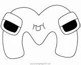 m Lowercase Alphabet Lore Coloring Page For Kids  Free sketch template