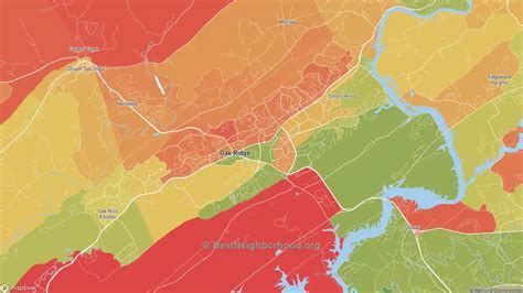 The Best Neighborhoods in Oak Ridge, TN by Home Value | BestNeighborhood.org