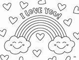 Printable Love Coloring Page 24 Family Pages Heart  sketch template