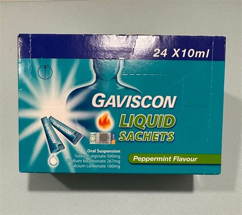 GAVISCON LIQUID SACHETS, Health & Nutrition, Health Supplements, Health ...