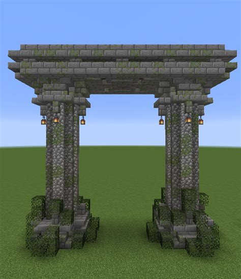 Made this small arch while messing around with some of 1.14's new ...