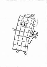 Numberblocks 21  Раскраски sketch template