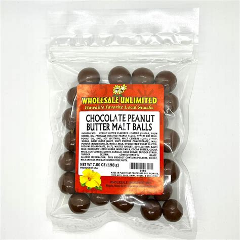 Chocolate Peanut Butter Malt Balls | Wholesale Unlimited Inc.