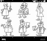 medical Staff Set coloring Book Stock Vector Image & Art  Alamy sketch template