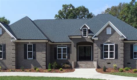 Chesapeake Grey Brick | Grey brick houses, Brick exterior house, Grey ...