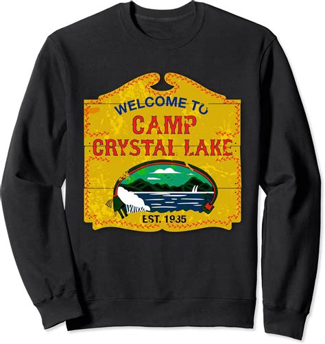 Camp Crystal Lake Sweatshirt : Amazon.co.uk: Fashion