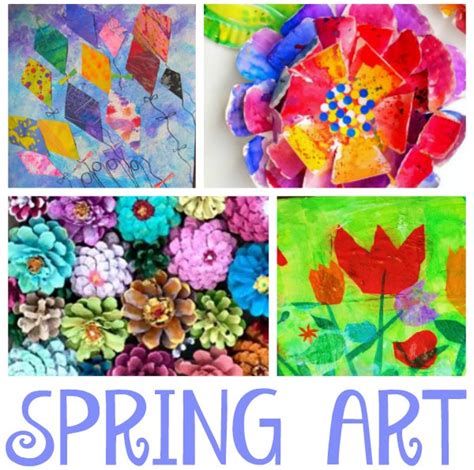 Stunning Spring Art Projects for Kids - One Time Through