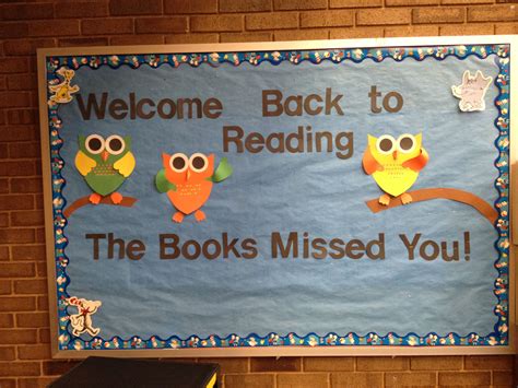 Back to School, Library Bulletin Board, Reading | Library bulletin boards, School library ...