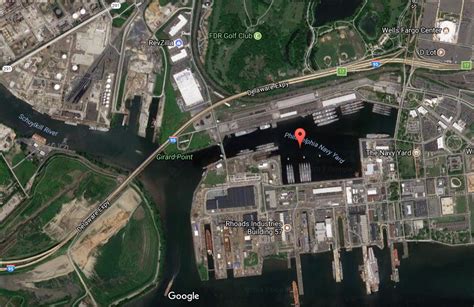 Philadelphia Naval Shipyard Map