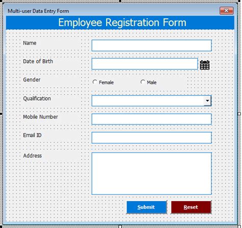 How to Create a Multi-User Data Entry Form in Excel (Step-by-step Guide)