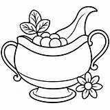 Gravy Boat Coloring Pages Elegant And Detailed Designs For Kitchen  sketch template