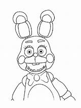 Toy Bonnie Coloring Pages  Home sketch template