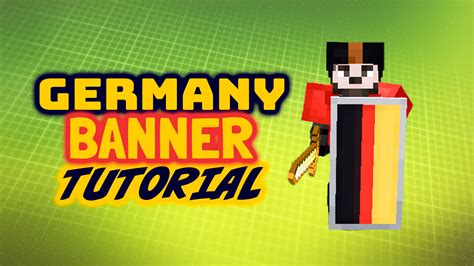 How to make the German flag as a banner in Minecraft – Plekter Builds