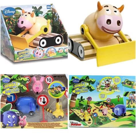 DISNEY JUNIOR JUNGLE Junction Figures Toys Bungo Mrs Jolly Toadhog Bobby Crab £15.59 - PicClick UK