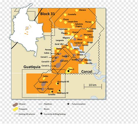 Los Llanos Rubiales oil field Casanare Department Orinoco Venezuela ...