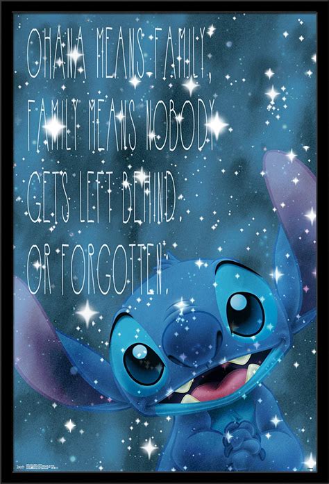 Disney Stitch Ohana Quote Wallpapers on WallpaperDog