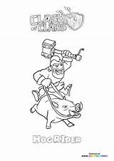 Barbarian From Clash Of Clans  Coloring Pages For Kids sketch template
