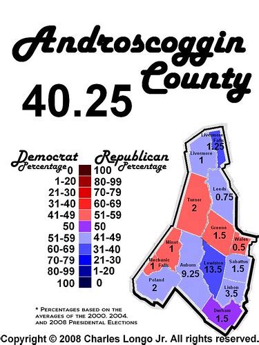 Androscoggin County, Maine - Political Map | Androscoggin Co… | Flickr