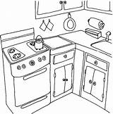 Stove Coloring Pages Sketch Page sketch template