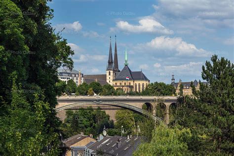 Landmarks of Luxembourg city in summer – Stock Images Luxembourg