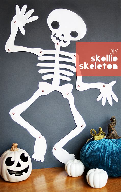 skellie skeleton DIY with cricut - Small for Big