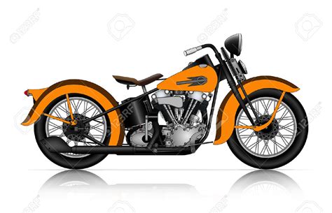 Vintage Motorcycle Clipart | Free download on ClipArtMag