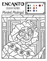 Free Encanto Coloring Page Printables  Bruno Maribel Isabel sketch template