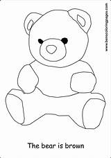 Printable Brown Bear Coloring Pages  Portal Tutorials sketch template