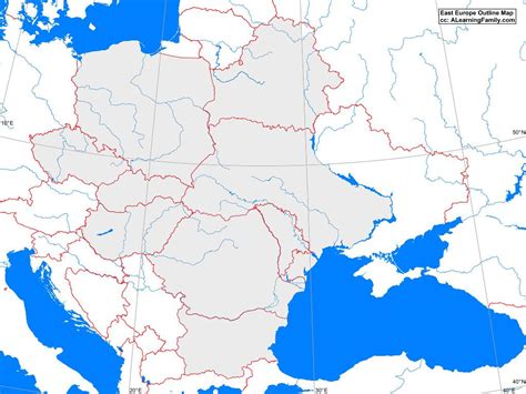 Outline Map Of Eastern Europe – Get Map Update