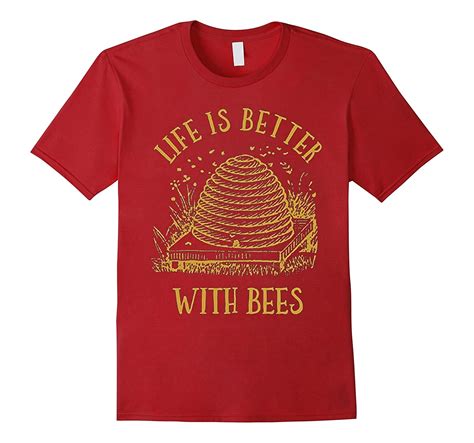 Vintage Beehive Life Is Better With Bees T-Shirt-CL – Colamaga
