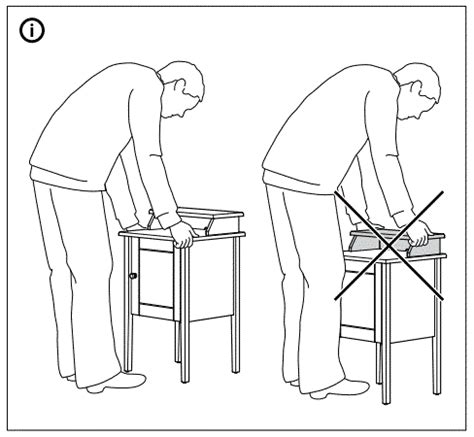 IKEA 305.008.93 OLDERDALEN Bedside Table Instructions