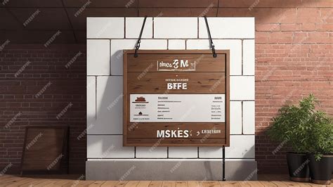 Premium AI Image | Coffee Shop Menu Board