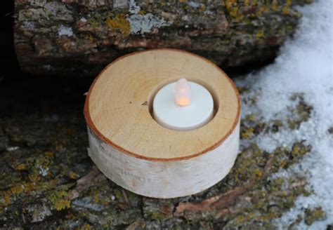 Bulk White Birch Candle Holders Tealight Holders, DIY Table Decorations ...