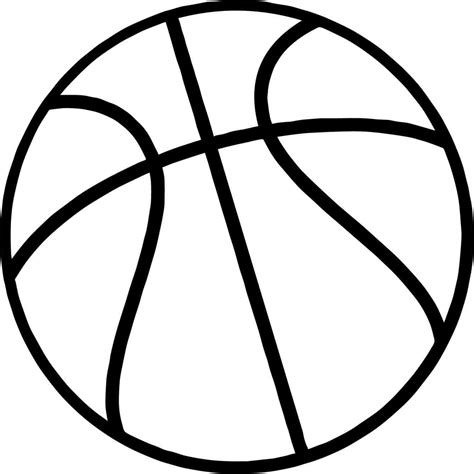 basketball outline clipart 20 free Cliparts | Download images on Clipground 2024