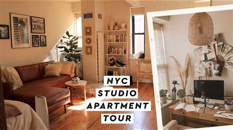 my NYC studio apartment tour! | greenwich village - YouTube
