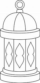 Ramadan Coloring Lantern Pages Fanoos Drawing Color Eid Coloriage  sketch template