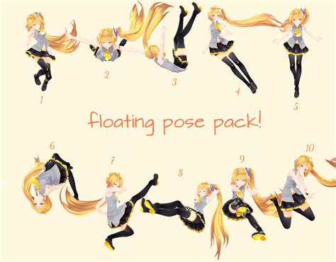 Floating Pose Pack by esizu on DeviantArt