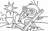 Vacation Coloring Pages sketch template