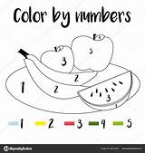 Color By Numbers Coloring Pages Preschool Free sketch template