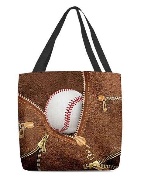 Personalized Baseball Tote Bag Baseball Shoulder Bag | Etsy