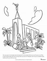 Kirtland Temple Coloring Page Pages sketch template