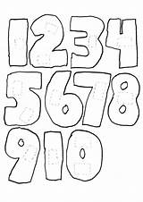 Coloring Pages  Numbers Page sketch template