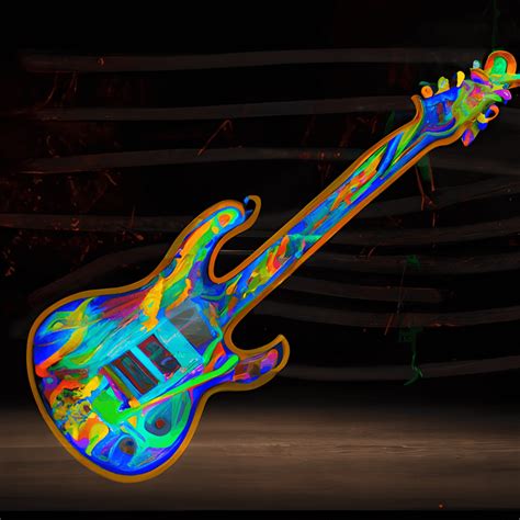 Stratosphere Electric Guitar Graphic · Creative Fabrica