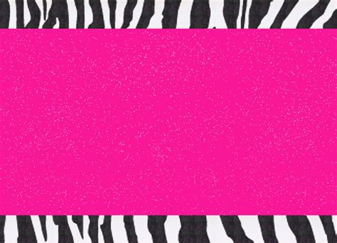 Hot Pink Zebra Glitter Template by StacyO on DeviantArt