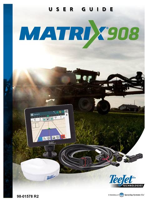 SPRAYING SYSTEMS TEEJET MATRIX 908 USER MANUAL Pdf Download | ManualsLib