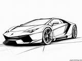 Lamborghini Coloring Pages ᗎ Printable Painting Template sketch template