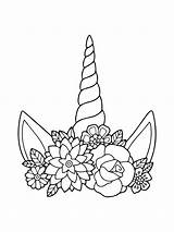 Unicorn Horn coloring Pages sketch template